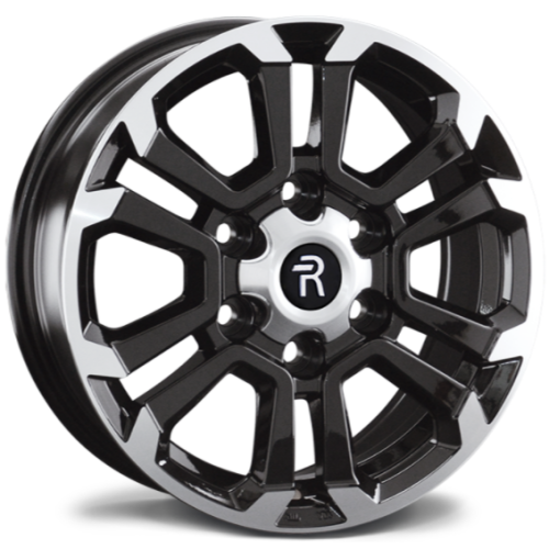 Диски Replay Mi168 7x16 6*139.7 ET46 DIA67.1 BKF Литой купить с бесплатной доставкой в пункты выдачи в Петербурге